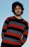 Bret McKenzie and the stripey sweater