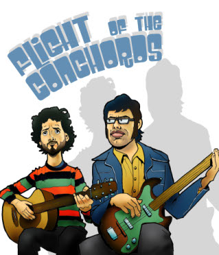 Flight of The Conchords poster by Steven
