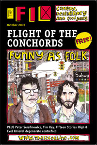 Flight of The Conchords cover - Fix magazine October 2007