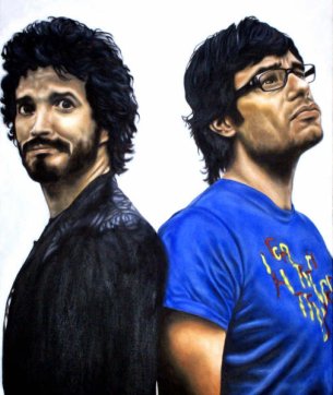 Flight of The Conchords oil painting by Laurie