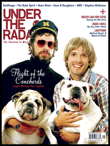 Flight of The Conchords - Under The Radar magazine cover April 2008